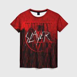 Женская футболка 3D The Vinyl Conflict - Slayer
