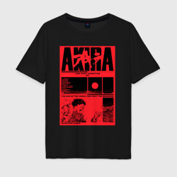 Акира/Akira - Tetsuo vs Kaneda – Футболка оверсайз из хлопка с принтом купить со скидкой в -16%