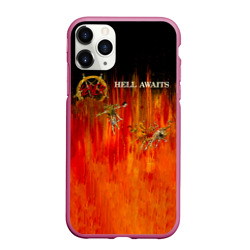 Чехол для iPhone 11 Pro Max матовый Hell Awaits - Slayer