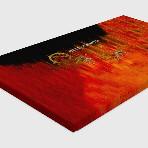Холст прямоугольный Hell Awaits - Slayer, цвет 3D печать - фото 4