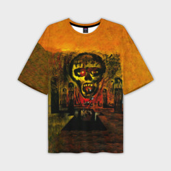 Мужская футболка oversize 3D Seasons In The Abyss - Slayer