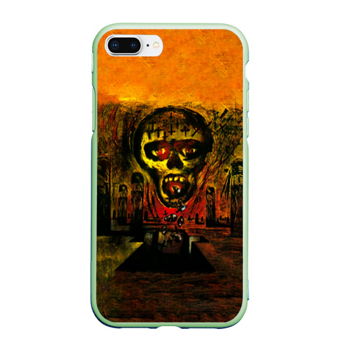 Чехол для iPhone 7Plus/8 Plus матовый Seasons In The Abyss - Slayer, цвет салатовый