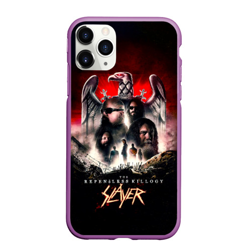Чехол для iPhone 11 Pro Max матовый с принтом Slayer: The Repentless Killogy, вид спереди #2