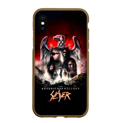 Чехол для iPhone XS Max матовый Slayer: The Repentless Killogy