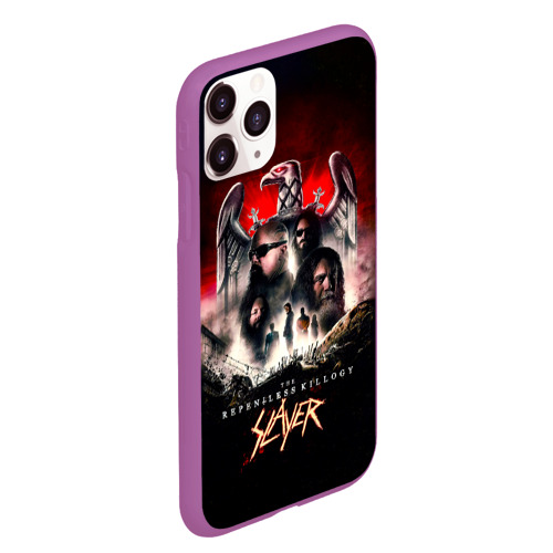 Чехол для iPhone 11 Pro Max матовый с принтом Slayer: The Repentless Killogy, вид сбоку #3