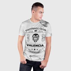 Мужская футболка 3D Slim Valencia Football Club Number 1 Legendary - фото 2