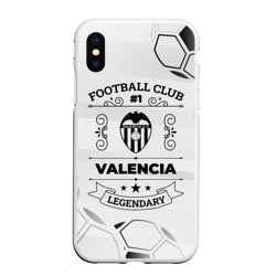 Чехол для iPhone XS Max матовый Valencia Football Club Number 1 Legendary