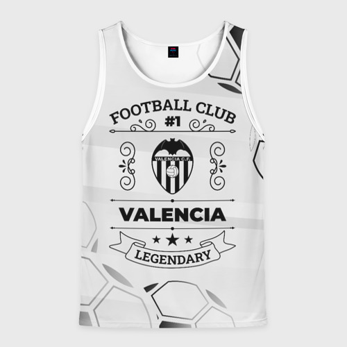 Мужская майка 3D Valencia Football Club Number 1 Legendary, цвет 3D печать