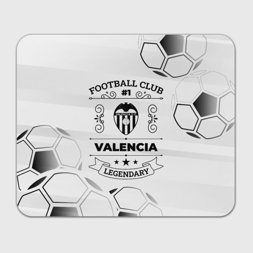 Прямоугольный коврик для мышки Valencia Football Club Number 1 Legendary
