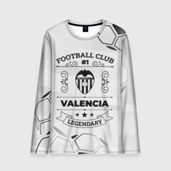 Мужской лонгслив 3D Valencia Football Club Number 1 Legendary