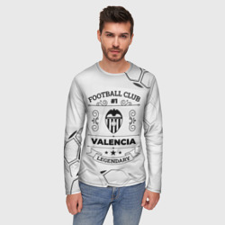 Мужской лонгслив 3D Valencia Football Club Number 1 Legendary - фото 2