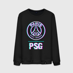 Мужской свитшот хлопок PSG FC в стиле Glitch