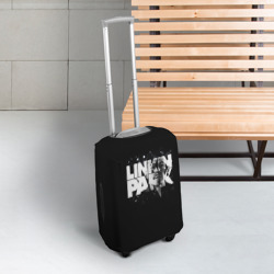 Чехол для чемодана 3D Linkin Park логотип с фото - фото 2