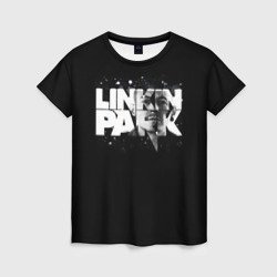 Женская футболка 3D Linkin Park логотип с фото