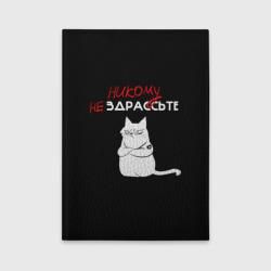 Обложка для автодокументов Неприветливый кот