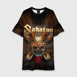 Детское платье 3D Sabaton Сабатон skull