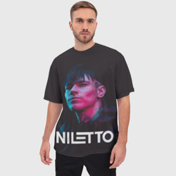 Мужская футболка oversize 3D Нилетто - портрет - фото 2