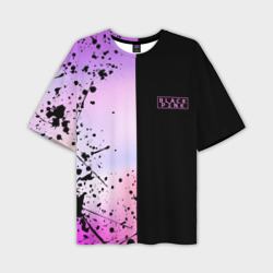 Мужская футболка oversize 3D Blackpink Half colors