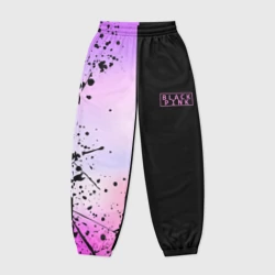 Женские джоггеры оверсайз 3D Blackpink Half colors