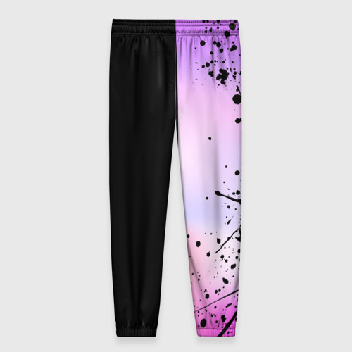 Женские брюки 3D Blackpink Half colors, цвет 3D печать - фото 2