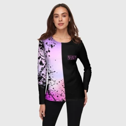 Женский лонгслив 3D Blackpink Half colors - фото 2