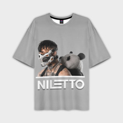 Мужская футболка oversize 3D Нилетто - Криолит