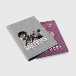 Обложка для паспорта матовая кожа Нилетто - Криолит - фото 2