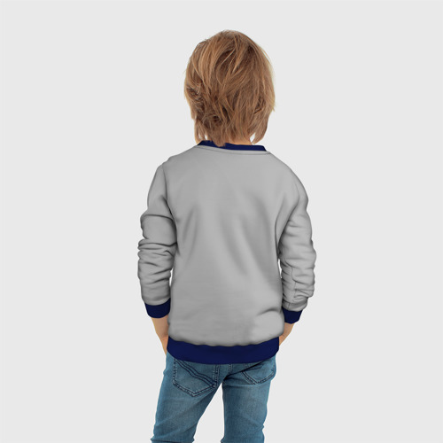 Детский свитшот 3D с принтом Нилетто - Криолит, вид сзади #2