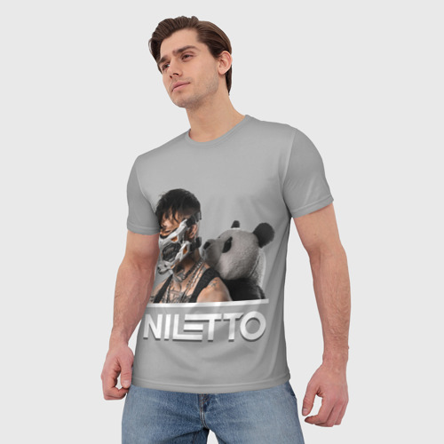 Мужская футболка 3D Нилетто - Криолит, цвет 3D печать - фото 3