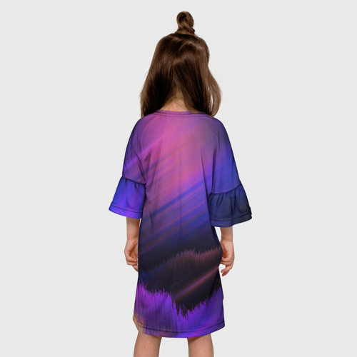 Детское платье 3D Blackpink colors, цвет 3D печать - фото 5