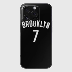 Чехол для iPhone 16 Pro силиконовый с защитой камеры Кевин Дюрант Бруклин