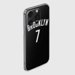 Чехол для iPhone 15 Pro Max силиконовый с защитой камеры Кевин Дюрант Бруклин - фото 2