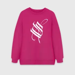 Женский свитшот oversize без начеса хлопок Stigmata эмблема