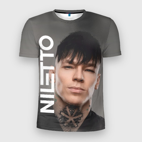 Мужская футболка 3D Slim Нилетто-Niletto, цвет 3D печать