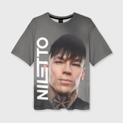 Женская футболка oversize 3D Нилетто-Niletto
