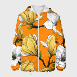 Мужская куртка 3D Удивительные летние тропические цветы с нераскрывшимися бутонами