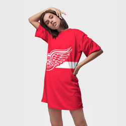 Платье-футболка 3D Детройт Ред Уингз Форма - фото 2