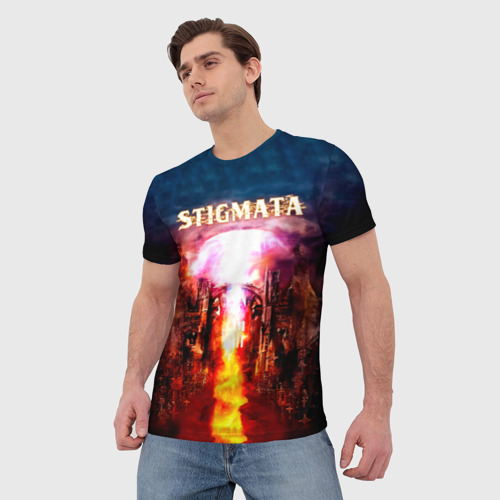 Мужская футболка 3D Stigmata альбом, цвет 3D печать - фото 3