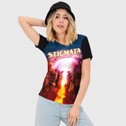 Женская футболка 3D Slim Stigmata альбом - фото 2