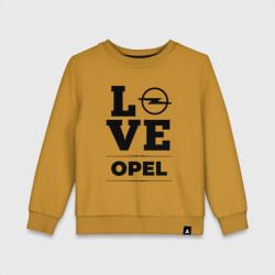 Детский свитшот хлопок Opel Love Classic