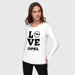 Женский лонгслив хлопок Opel Love Classic - фото 2