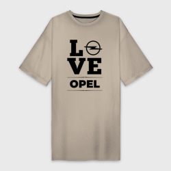 Платье-футболка хлопок Opel Love Classic
