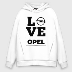 Мужское худи Oversize хлопок Opel Love Classic