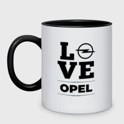 Кружка двухцветная Opel Love Classic