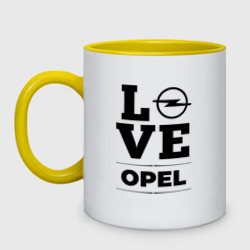 Кружка двухцветная Opel Love Classic