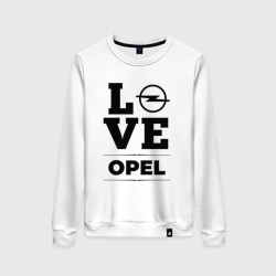 Женский свитшот хлопок Opel Love Classic