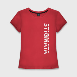 Женская футболка хлопок Slim Stigmata против правил