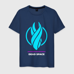 Символ Dead Space в неоновых цветах – Мужская футболка хлопок с принтом купить со скидкой в -20%