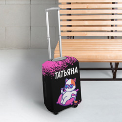 Чехол для чемодана 3D Татьяна кошечка Краска - фото 2