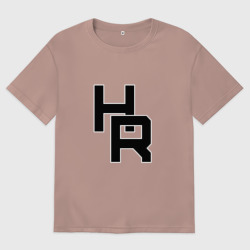 Женская футболка хлопок Oversize HR плетение